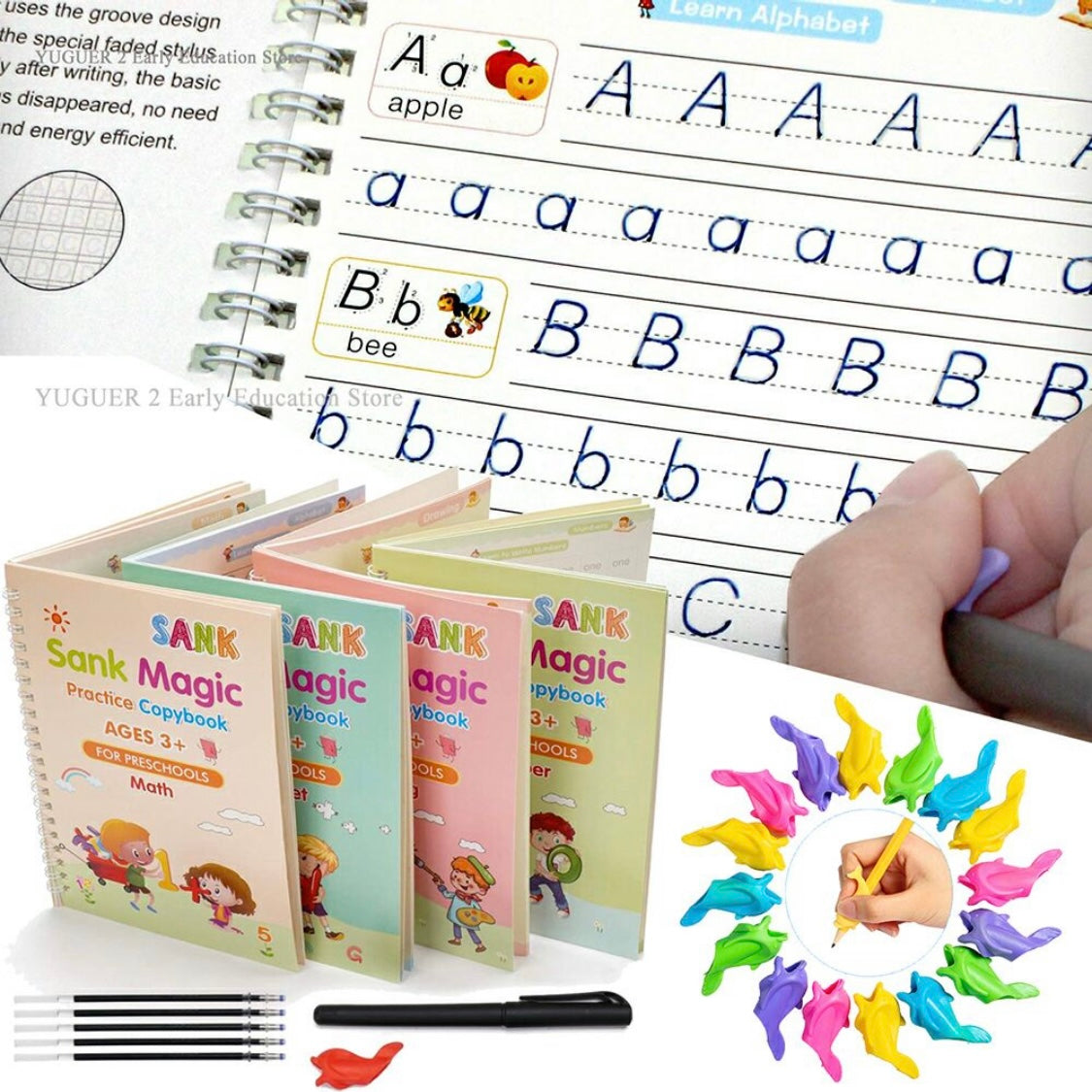 Children's Magic Copybooks in French German Spanish Arabic – Beny Deal